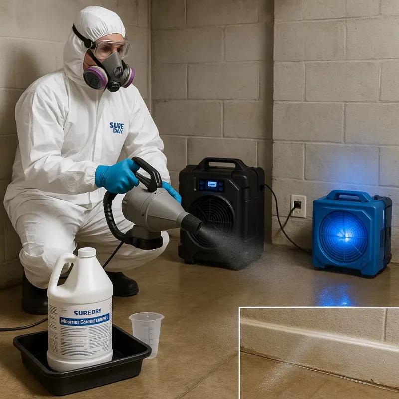 Sanitization and Odor Removal process in Berkeley Heights, NJ